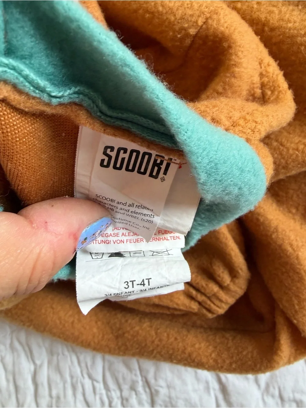 Fleece Scooby-Doo Kids One-Piece Romper